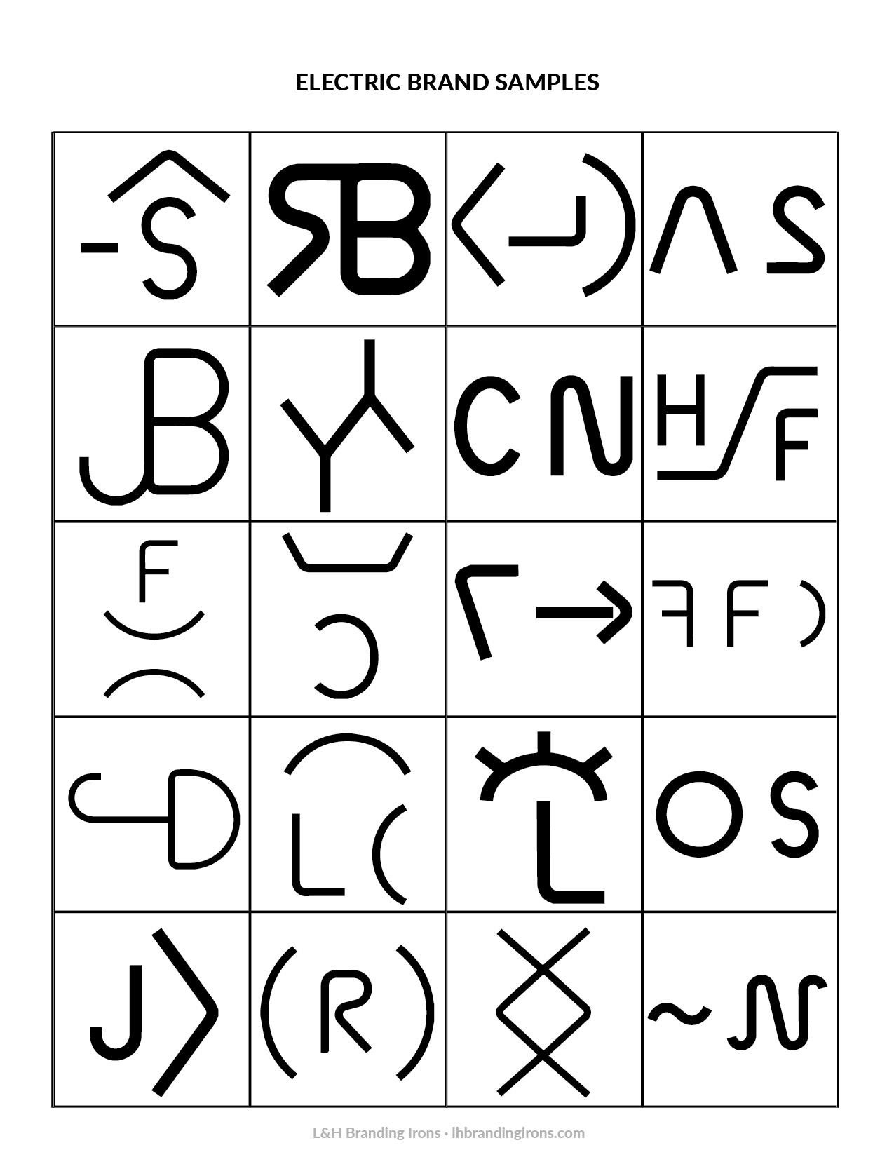 Branding Cattle Symbols